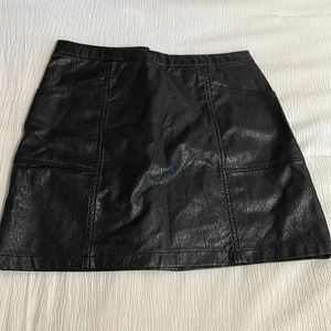 Kids Leather Skirt